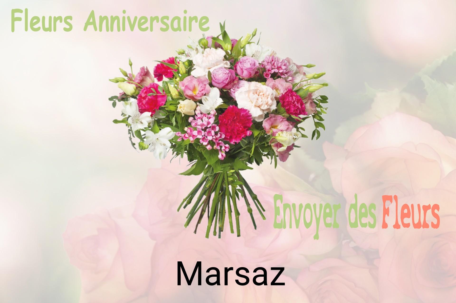 Bouquet de fleurs d’anniversaire livré à Marsaz